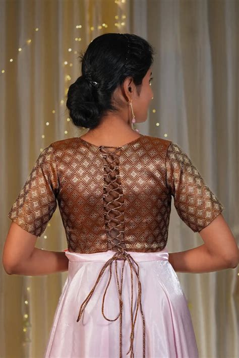 Twila Tie Up Knot Readymade Blouses - I Love Sarees