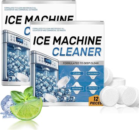 Amazon.com: MYSQIHO Ice Machine Cleaner Maker Descaler - 24 Clean ...