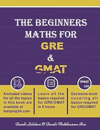 The Beginners Math for GRE and GMAT: Learn GRE and GMAT Maths from ...
