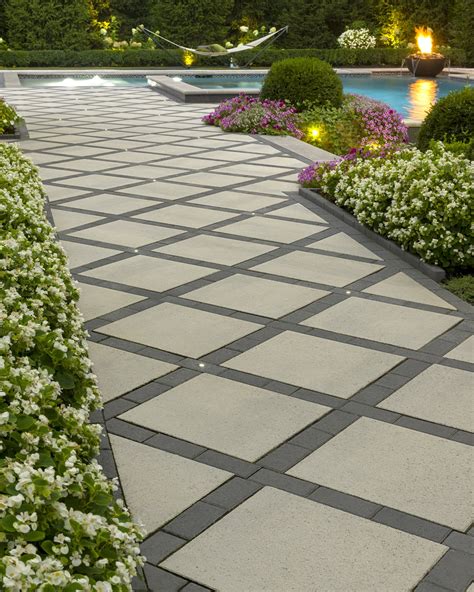 Front Walkway Paver Designs | 54 Best Paver Walkway Ideas & Designs in ...
