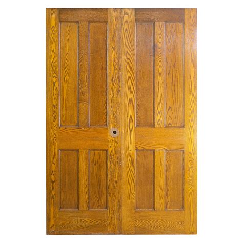 Single Oversized Six-Panel Door with Original Finish For Sale at ...