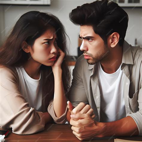 Premium Photo | An internal conflict between feelings of love and ...