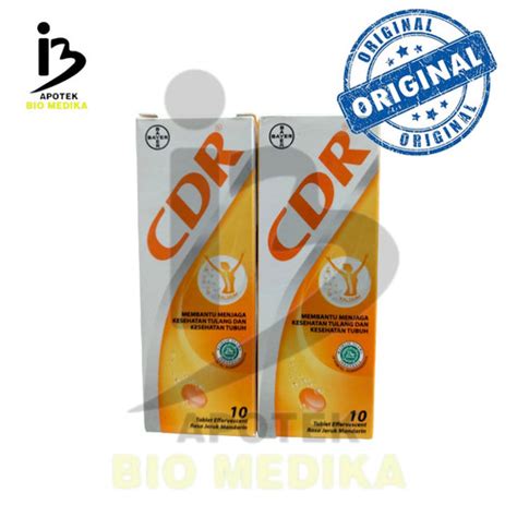 Jual cdr tablet effervescent 10 tablet - isi 15 - Kab. Bandung - Apotek ...