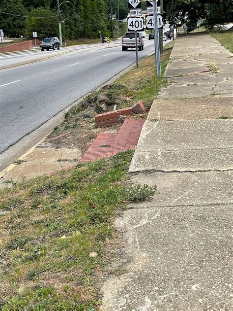 Old Harnett County Courthouse Steps in Lillington, North Carolina
