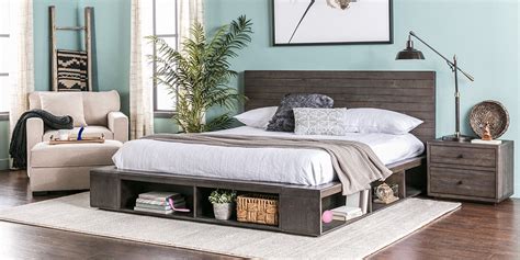 Living Spaces Platform Bed – HOMYSTYLE