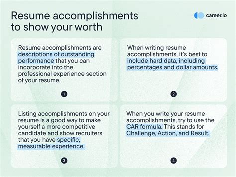 10 Examples of resume accomplishments to show your worth · Career.io