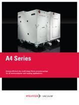 A4 Series - Energy-efficient dry multi-stage Roots process pumps for ...