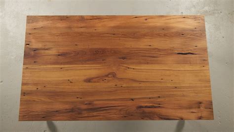 Top view of reclaimed wood table... Oak Customize your table at ...