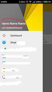 Image result for Navigation Header Card Android