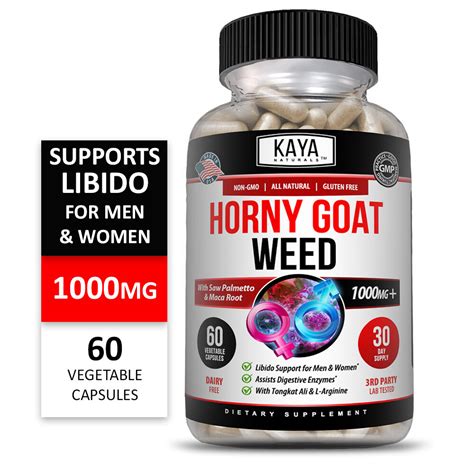 Buy Horney Goat Weed Extract 1560mg Maca, Saw Palmetto Ginseng ...