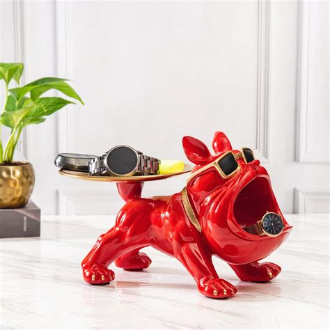 BULLDOG STORAGE BUTLER SCULPTURE – Smokey Cocktail