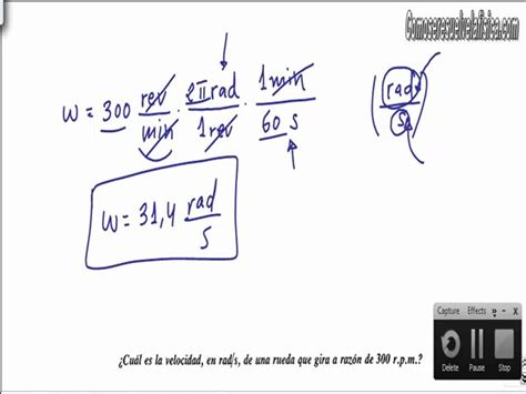 Como Convertir Revoluciones Por Minuto A Radianes Por Segundo - rowrich