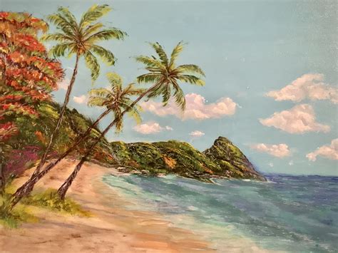 Simple Beach Painting by aldenm750 on DeviantArt