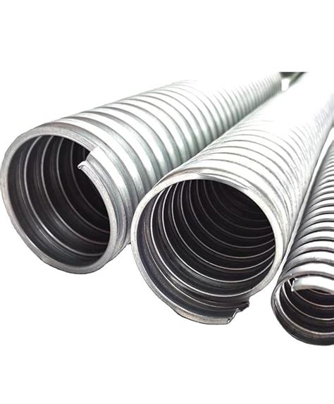 LT Flexible Electrical Conduit Pipe to Safeguard Wires & Cables Silver ...
