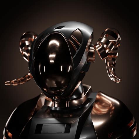 ArtStation - hic et nunc NFT | AIYEN_MECH: Goat and Gold