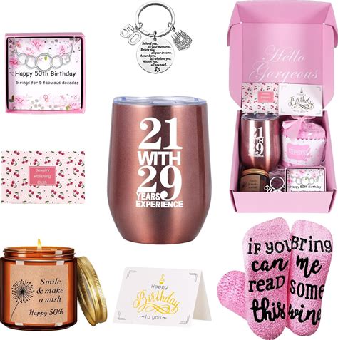 Amazon.com: 50th Birthday Gifts for Women, Fabulous Funny Happy ...