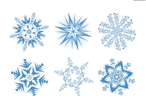 Snowflakes Clipart Transparent HQ PNG Download | FreePNGimg