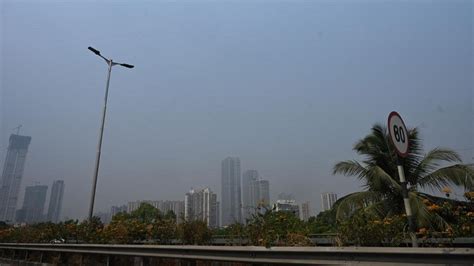 IN PHOTOS: Mumbai’s AQI falls to 111 amid hazy weather conditions