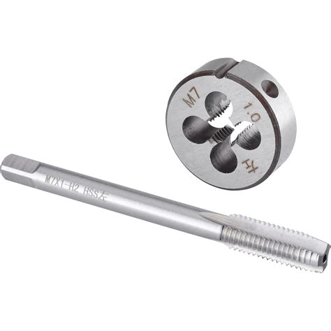 Burkit M7 X 1 絲錐和模具組左手,M7 x 1.0 機用螺紋絲錐和圓模 7KOY | 蝦皮購物