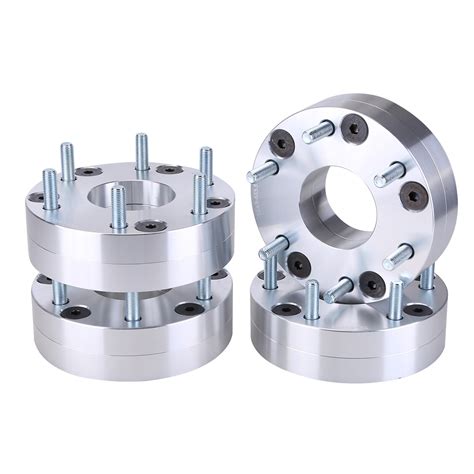 4pcs 5x4.5 to 6x5.5 inch Flange Hubcentric Wheel Adapters 74mm Hub Bore ...