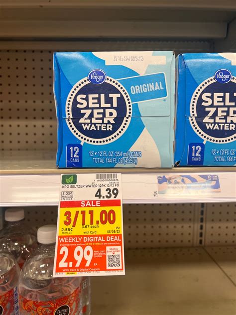 Kroger Seltzer Water as low as $2.99! - Kroger Krazy