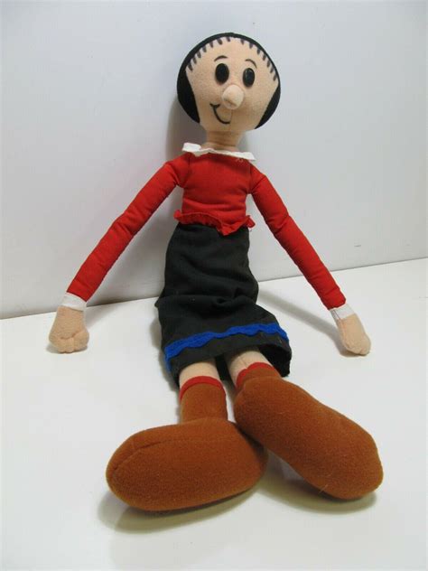2 Vintage Olive Oil (Popeye's Girlfriend) 16" & 12" Tall Plush/Stuff ...