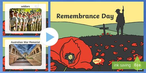 Remembrance Day Photo PowerPoint - Australia (teacher made)