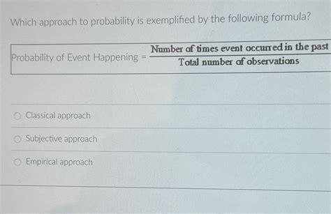 Image result for Classical Approach Probability Example
