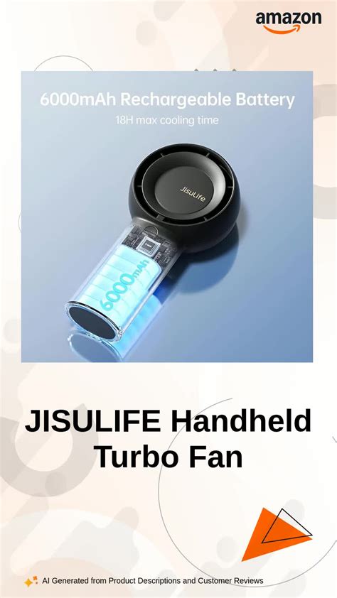 Watch JISULIFE Handheld Turbo Fan on Amazon Live