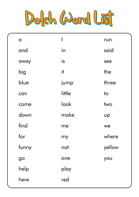 15 First 100 Sight Words Printable Worksheets - Free PDF at worksheeto.com