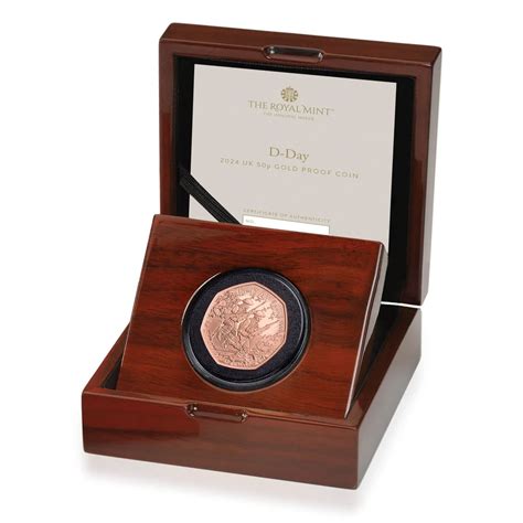 D-Day 80th Anniversary 50p Gold Proof Coin – The Scoin Shop