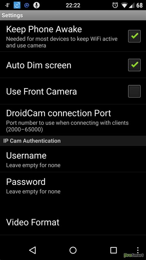 DroidCamX - HD Webcam for PC 6.15 (Premium) » PS Мир смартфонов