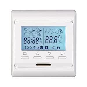 F FABOBJECTS® 220230V 7-Day LCD programmable Electric Floor Heating ...
