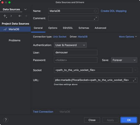 MariaDB Connection On Line 的图像结果