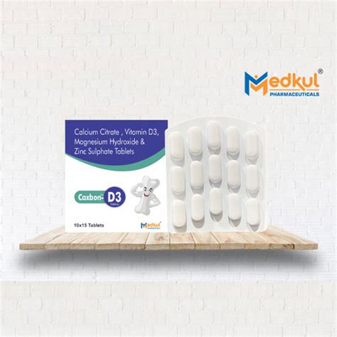 CAXBON-D3 Tablets Medkul Pharmaceuticals