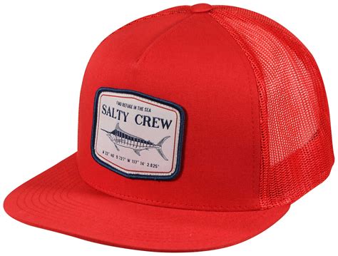 Salty Crew Stealth Trucker Hat - Red