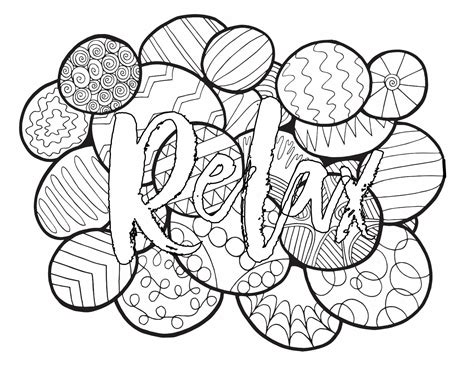 Coloring Pages For Kids Relaxing