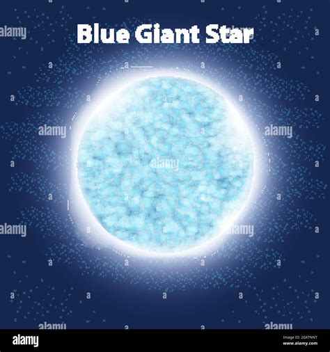 Blue Giant Star Blue Hypergiant Star R126 Stock Image F016/8871