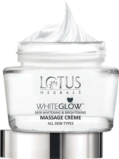 Buy LOTUS HERBALS WHITEGLOW SKIN WHITENING & BRIGHTENING MASSAGE CRME ...