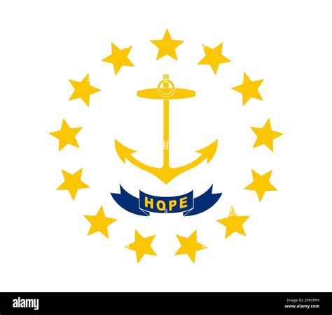 State flag of Rhode island Stock Photo - Alamy