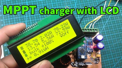 Make MPPT solar controller with LCD Arduino 12V 24V - YouTube