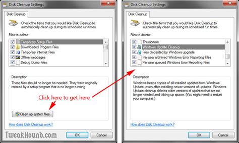 Image result for Disk Cleanup Windows 7 Update