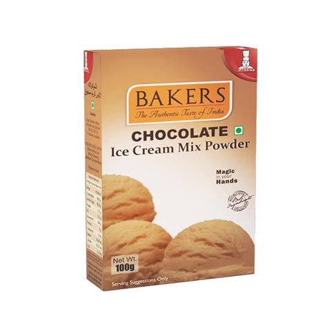 BAKERS Chocolate Ice Cream Powder | 100% Veg | No Sugar Needed | Quick ...