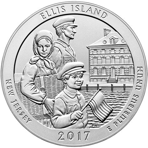 2017-D Ellis Island Quarter Brilliant Uncirculated | International ...