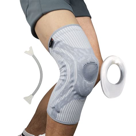 Buy Knee Brace Support, Compression Knee Sleeve with Silicone Patella ...