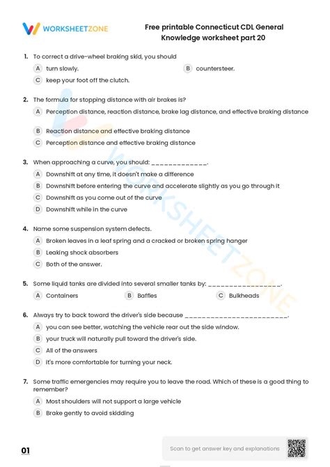 Image result for CDL General Knowledge Practice Test Printable