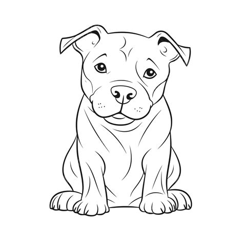 Pit Bulls Coloring Pages [2025]