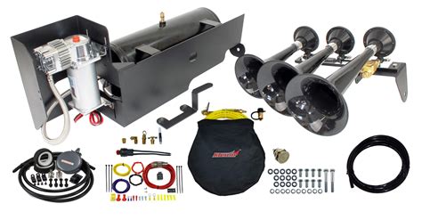 Buy Kleinn Air Horns SDKIT-230 Bolt-On Train Horn/Onboard Air System ...