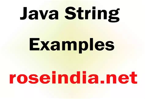 Image result for String Example Java