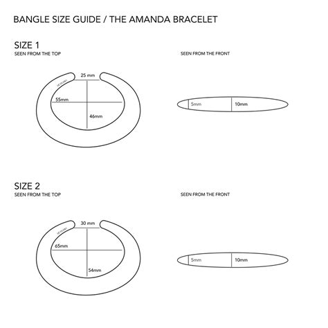 Image result for Bangle Size Guide